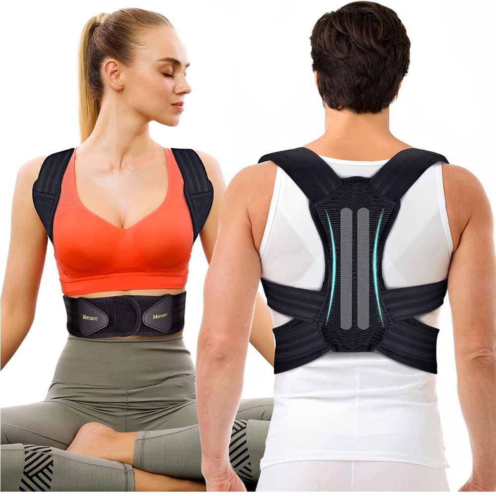 Posture Corrector Back Brace - Black